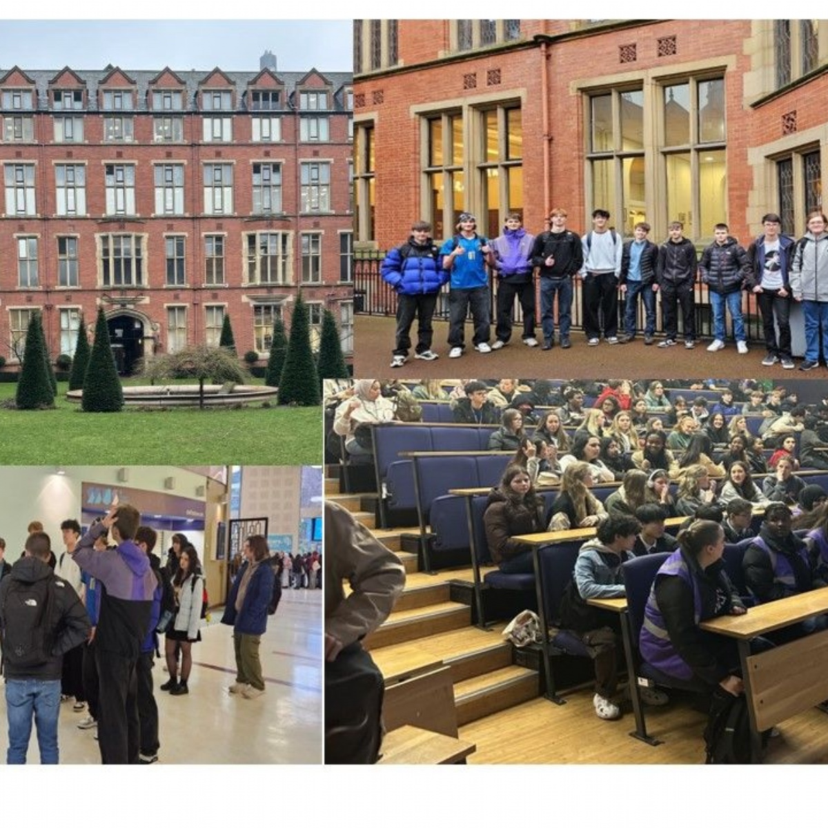 Urmston Grammar School year 12 visit Sheffield university