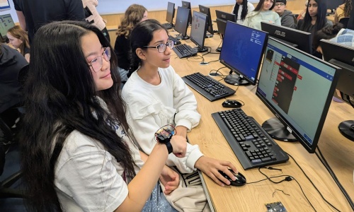 Urmston Grammar School - year 8 coding workshops